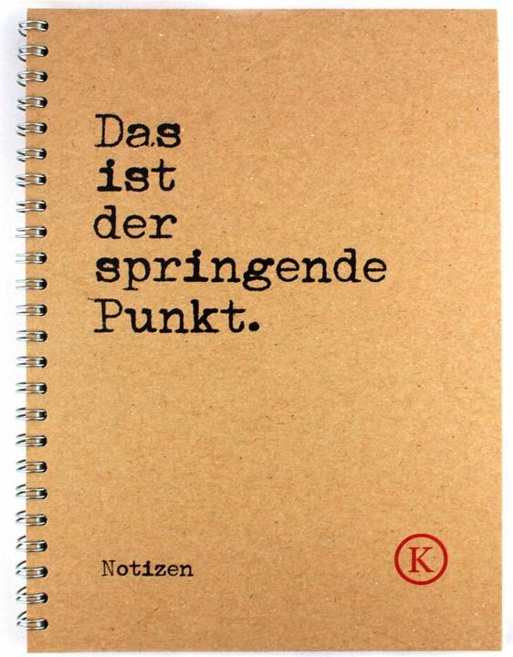 Produktbild Das ist der springende Punkt - Notizbuc (A5, Harter Einband)