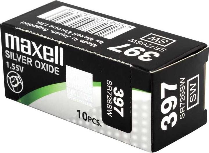 Actual product image Maxell Button cell SR726SW 10 pieces (10 pcs., SR59, 36 mAh)