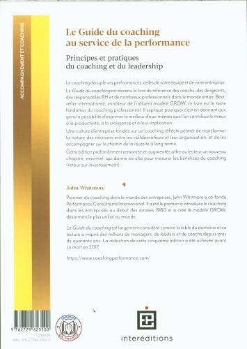 Produktbild Le guide du coaching au service de la performance (Französisch, Whitmore John, 2023)