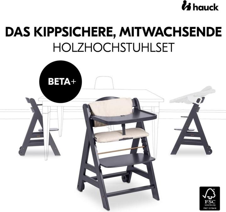 Actual product image Hauck Beta Plus Set Premium (Highchair)