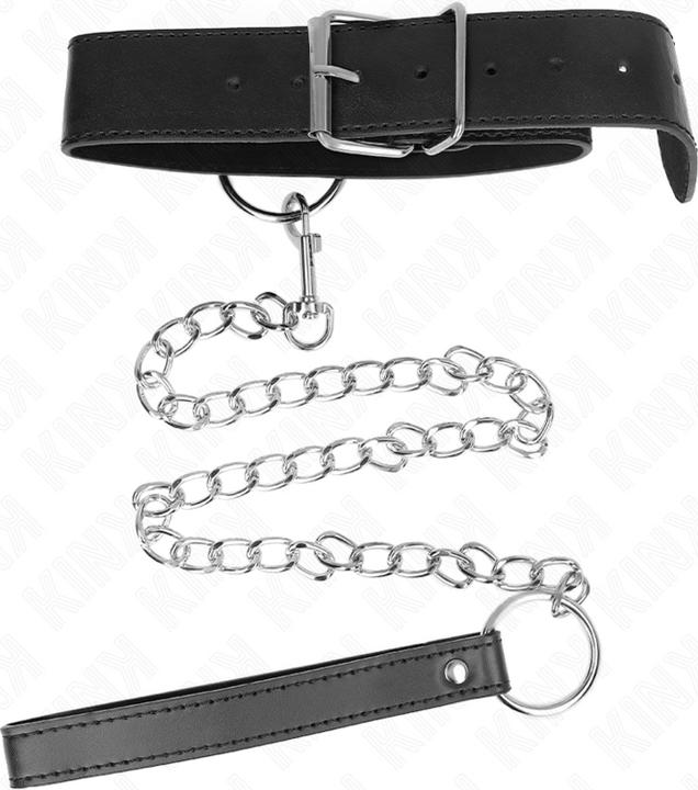Actual product image Kink Basic Model Collar With Leash Model 4 Adjustable 36-43 cm