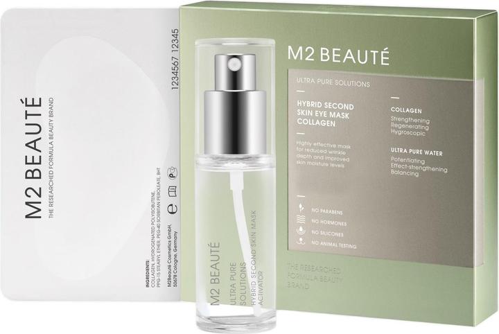 Produktbild M2 Beauté Ultra Pure Solutions Hybrid Second Eye Mask Collagen (30 ml)
