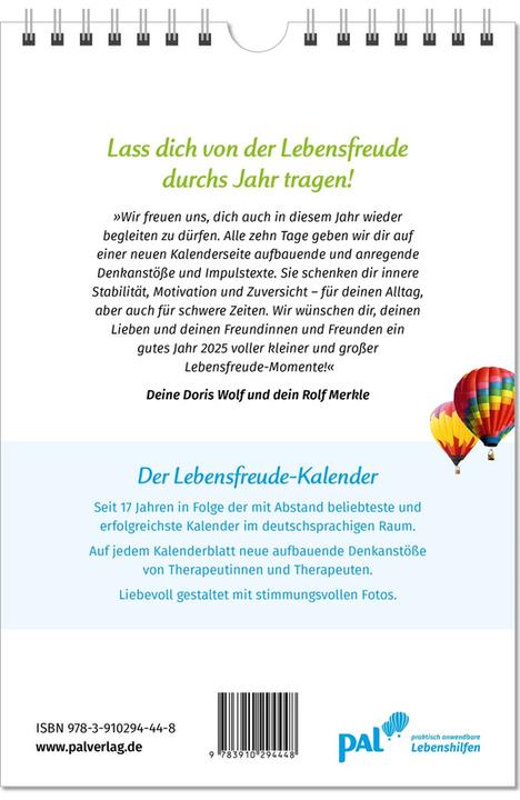 Actual product image The joie de vivre calendar (No binding, German)