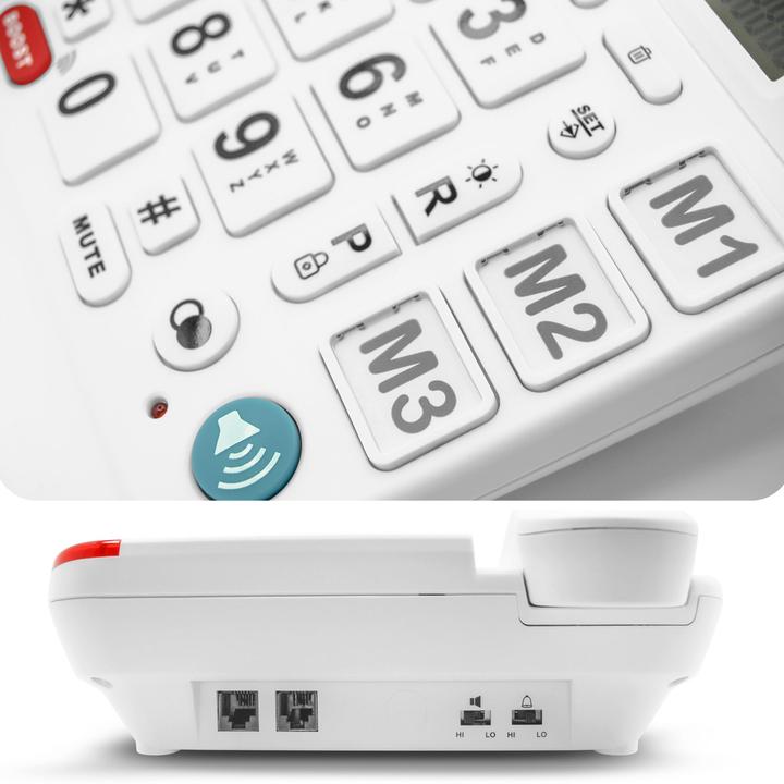 Actual product image Geemarc DALLAS 20 Large-button telephone white