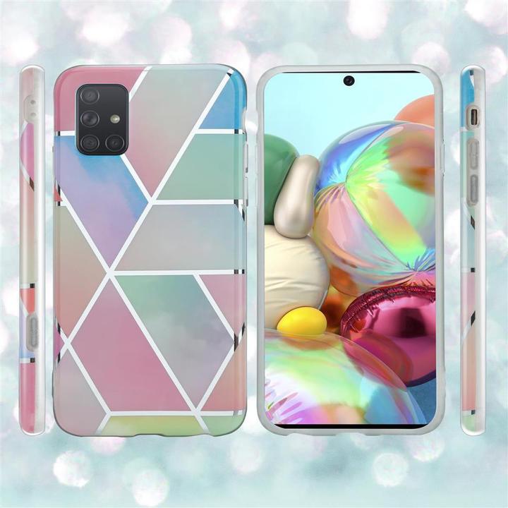 Actual product image Cadorabo IMD TPU Colorful Marble Cover (Samsung Galaxy A71 5G)
