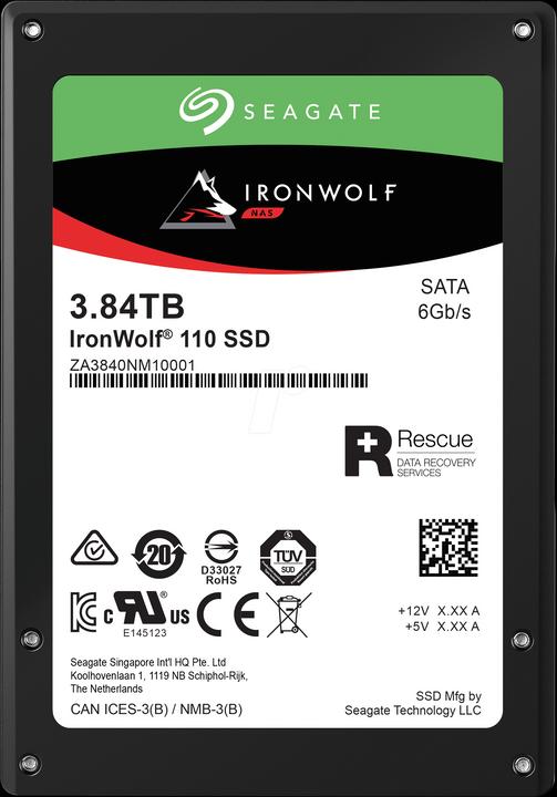 Image du produit Seagate IronWolf 110 (3840 Go, 2.5")