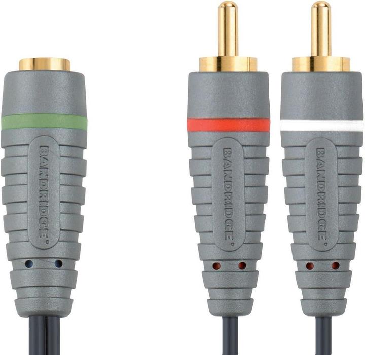 Image du produit Bandridge Audio BAL3501 (1 m, Jack 3,5 mm (AUX), RCA)