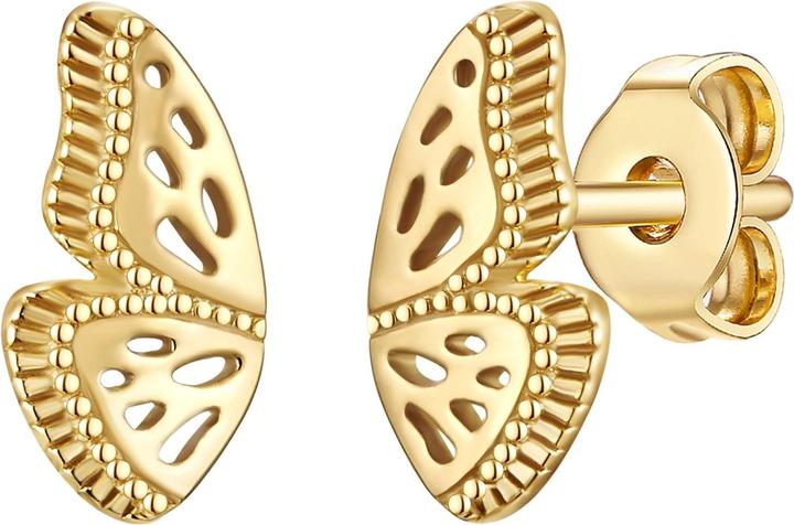 Glanzstücke München Damen Schmetterling Sterling Silber gelbgold - 28711 (Sterling Silber)