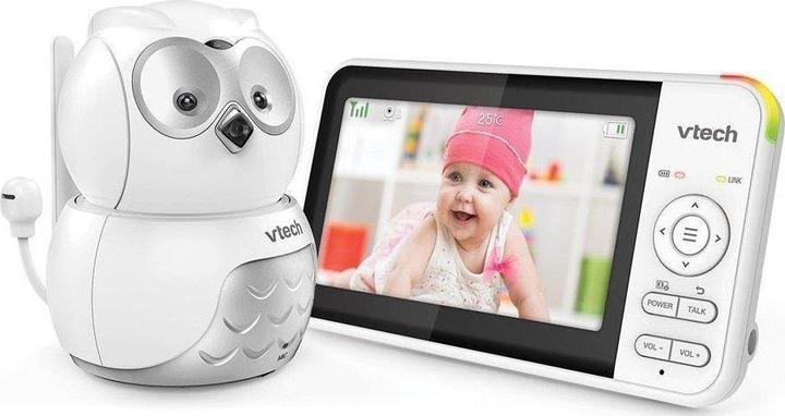 Produktbild VTech Babyphone Video-Babyphone 5 Zoll Eule BM-5550 (Babyphone mit Kamera, 300 m)
