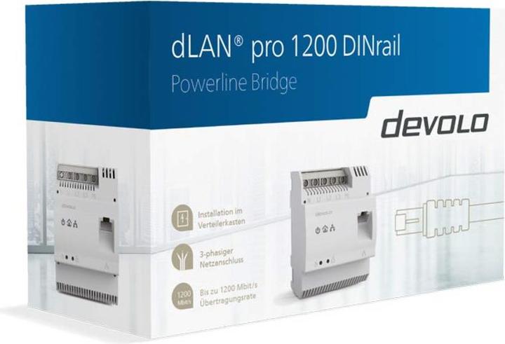 Produktbild Devolo dLAN pro 1200 DINrail (1200 Mbit/s)