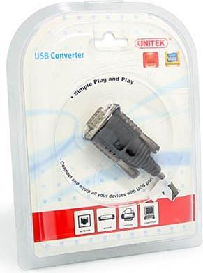 Image du produit Unitek Y-108 USB v.2.0 RS232 Noir Adaptateur/interface de câble (190 m)