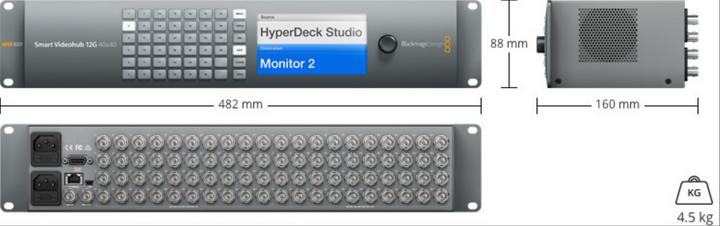 Produktbild Blackmagic Smart Videohub 12G 40x40 (Digital -> Digital)