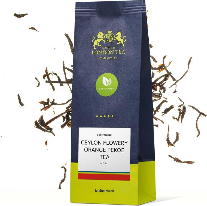 Image du produit London Tea Ceylon Flowery Orange Pekoe Thé Bio (80 g)