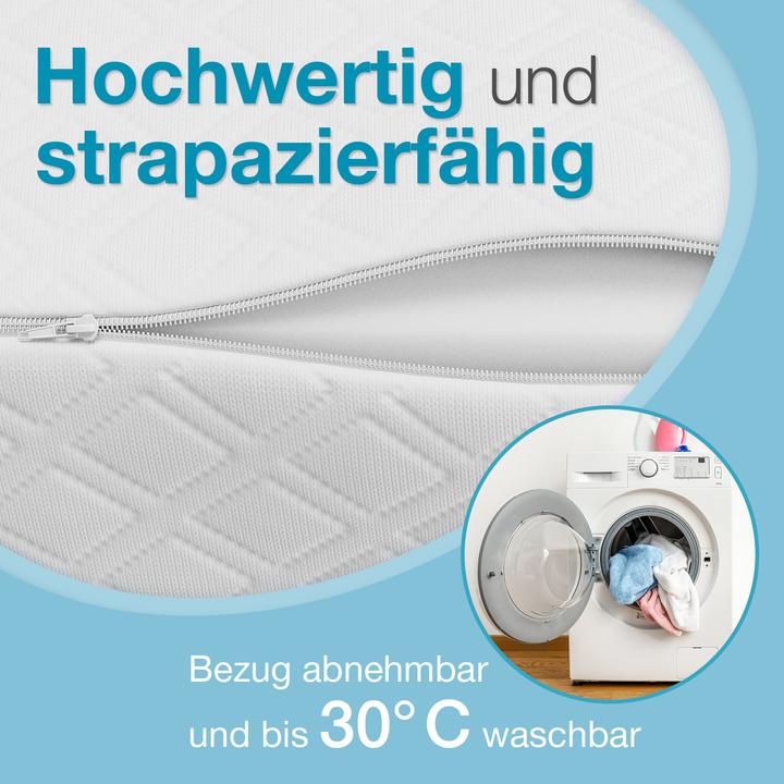 Image du produit Bestschlaf Venenkissen Beinhochlagerungskissen aus Memory Foam, Beinkissen zur Entlastung, Lagerungskissen mit (20 x 65 x 40 cm)