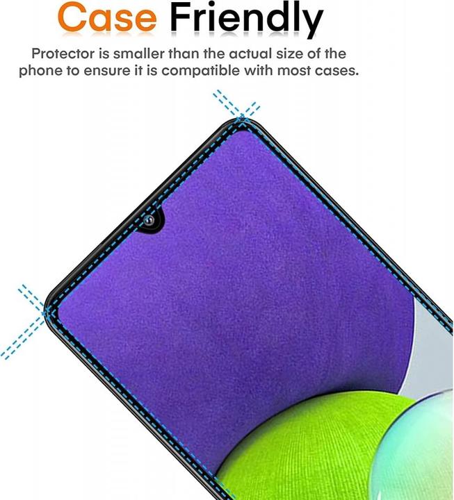 Image du produit Screenguard Samsung Galaxy A22 5G Full Screen Protective Glass 2.5D 9H (1 pièce(s), Samsung Galaxy A22 5G)