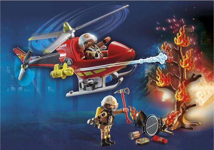 Actual product image Playmobil Fire brigade helicopter (71195, Playmobil City Action)