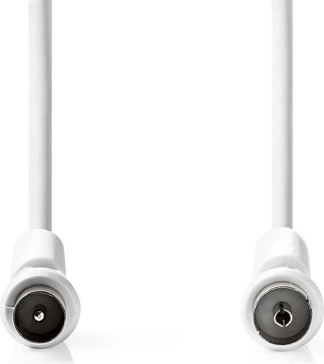 Nedis Cavo coassiale | IEC (coax) maschio | IEC (coax) femmina | Nichelato | 120 dB | 75 Ohm | 4 vie (120 dB, Cavi antenna)
