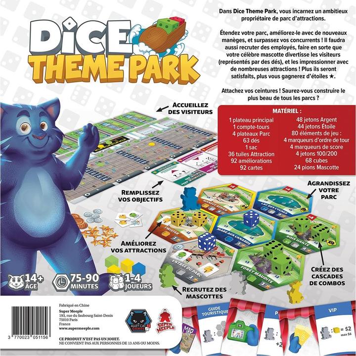 Produktbild Super Meeple Dice Theme Park f (Französisch)