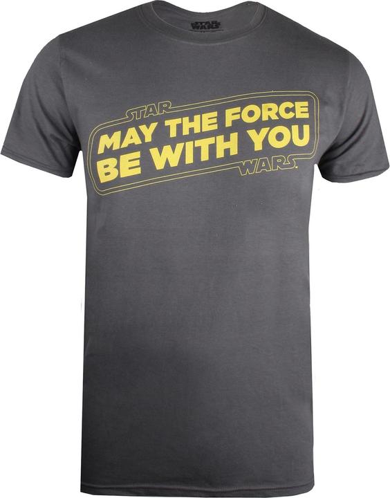 Actual product image Star Wars May The Force Be With You Tshirt (S)