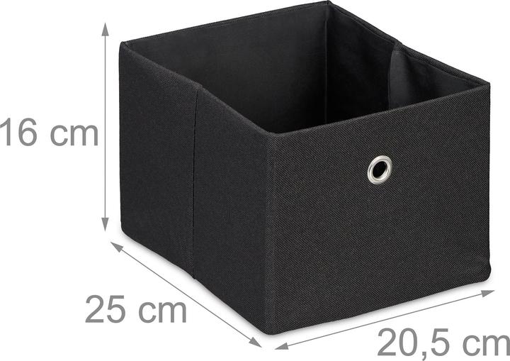 Produktbild Relaxdays 2x Aufbewahrungsbox (20.5 x 25 x 16 cm, 8 l)