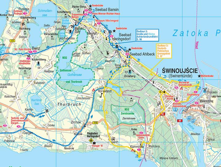 Immagine prodotto InselTrip Usedom mit Swinemünde und Wollin (Tedesco, Anna Brixa, Marchio Martin, 2024)