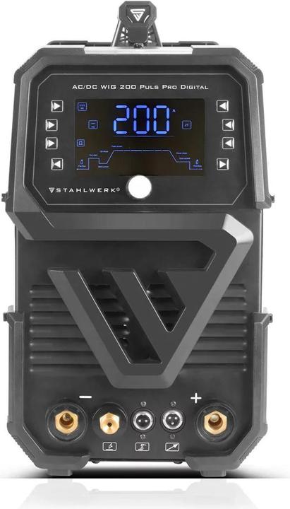 Image du produit Stahlwerk Poste à souder sous protection gazeuse AC/DC TIG 200 Puls Pro Digital équipement complet