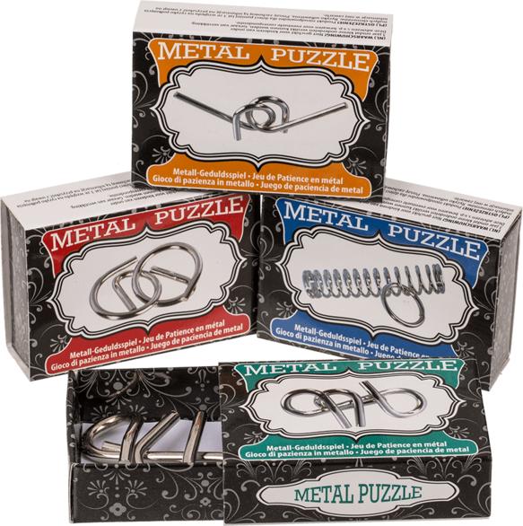 Actual product image Out of the blue Metal puzzle 12 assorted.