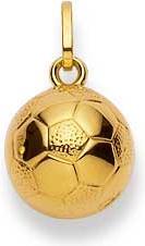 Natsumi Schmuck Anhänger Fussball Gelbgold 18K/750 gross (750/18 K Gelbgold)