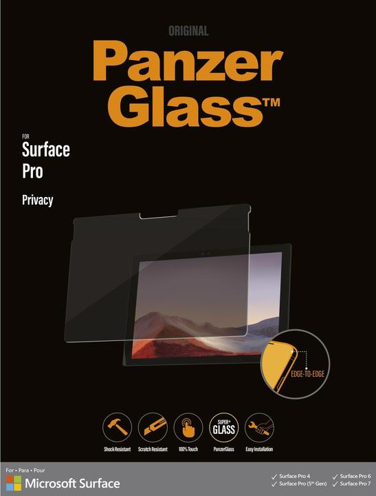PanzerGlass Surface Pro Displayschutz + Privacy (12.30", 3 : 2)