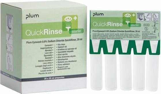 Produktbild Plum QuickRinse 5 x 20ml Augenspülampullen