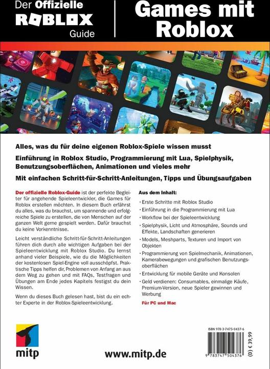 Actual product image Games mit Roblox (German, Roblox Corporation, 2022)
