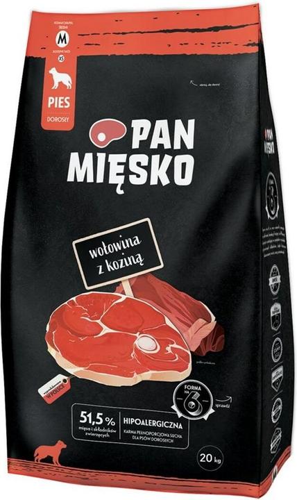 Pan Miesko Pan Mięsko Wołowina z koziną M 20 kg (20000 g)