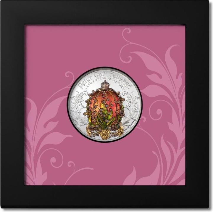 Image du produit CIT Coin Invest Silber Fabergé - Lilies of the Valley 2 oz PP - High Relief 2025 (999.90, 2025)