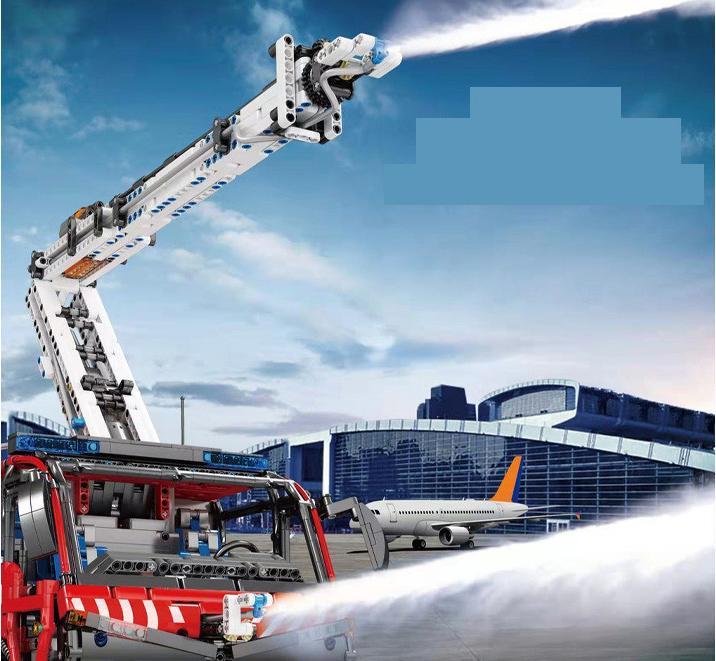 Produktbild Mould King Flughafen Rettungsfahrzeug