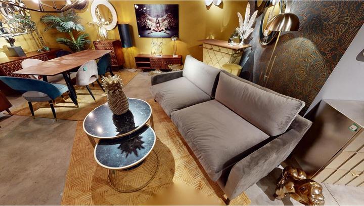 Image du produit Kare Design Stuhl Iris Velvet Beige