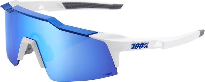 Actual product image 100% Speedcraft SL (Mat white, Metallic Blue, HiPer blue multilayer mirror)