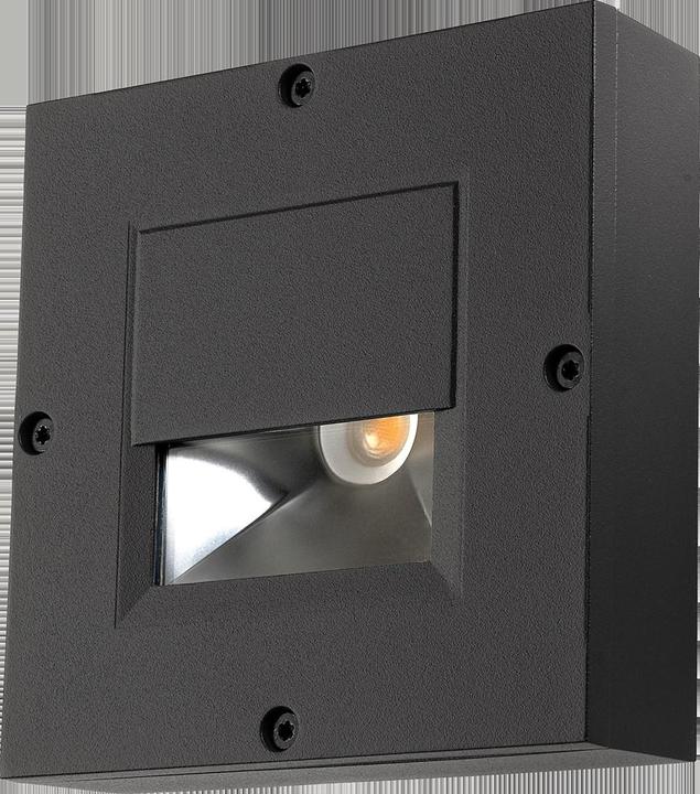 Sg Luminaires Lampe d'orientation LED CALLISTO 3W sw 3000K 130lm 1LED IP65 disque Gl tr m.LM (130 lm)