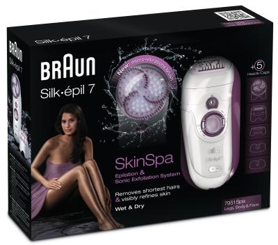 Actual product image Braun Silk-épil 7-7951 SkinSpa - Legs, Body Face