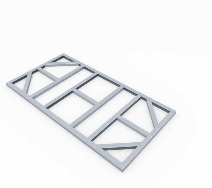 Produktbild Globel Fundamentbodenrahmen 8x4 2340 x 1130 mm