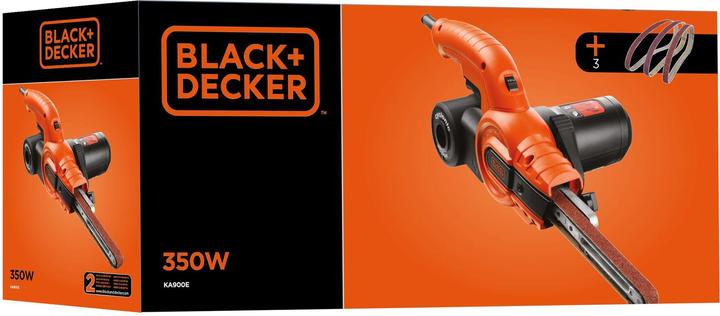 Produktbild Black & Decker Powerfeile KA900E mit CyclonicActionStaubabsaugung (Bandschleifer, 350 W)