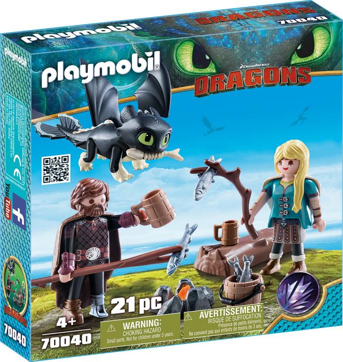 Produktbild Playmobil Hicks und Astrid (70040, Playmobil Dragons)