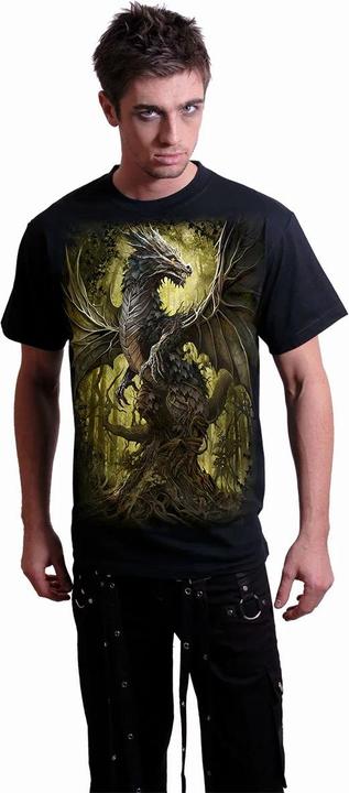 Actual product image Spiral Unisex Adult Oak Dragon T-Shirt (4XL)