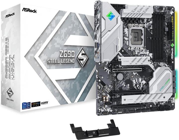 Productafbeelding AsRock Z690 Steel Legend (LGA 1700, Intel Z690H, ATX)