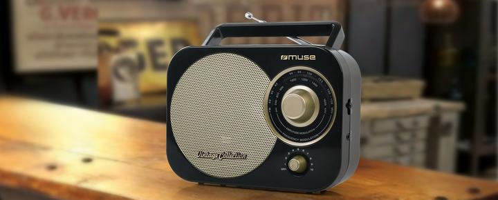 Actual product image Muse M-055 RB Portable Analog (MW, FM)