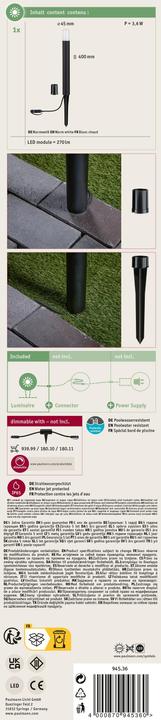 Produktbild Paulmann Outdoor Plug & Shine Flarea (270 lm, IP65)