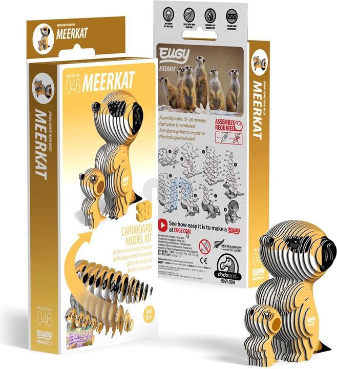 Produktbild Eugy Erdmännchen - 3D Karton Figuren Modellbausatz