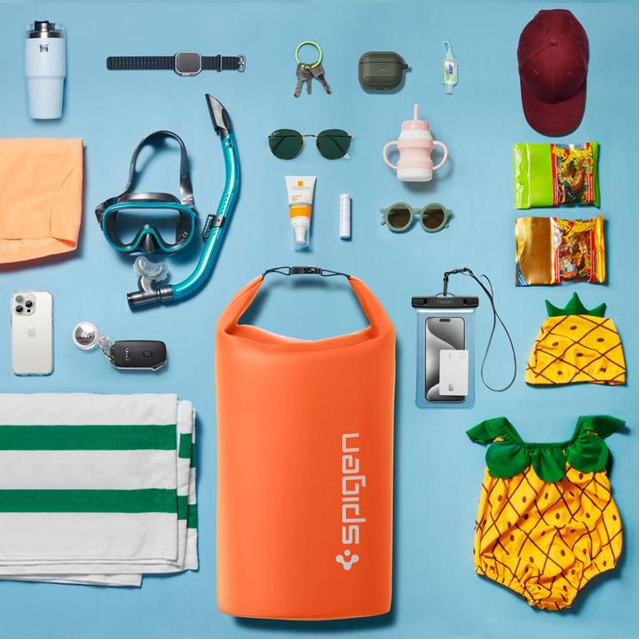 Actual product image Spigen Aqua Shield A631 bag waterproof 30 l - orange (30 l)