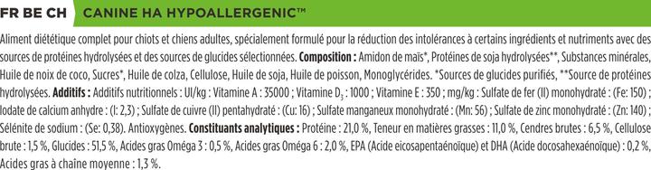 Nährwerte und Zutaten Purina Veterinary Diets (Adult, 1 Stk., 11000 g)