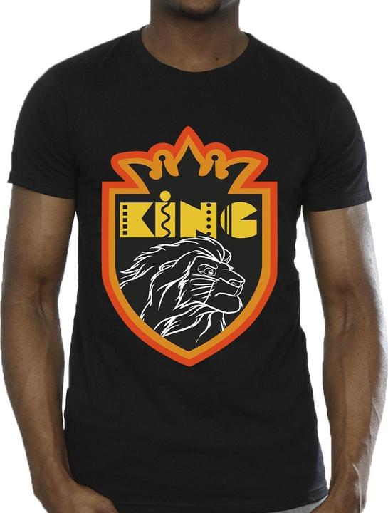 Actual product image Disney Mens The Lion King Crest T-Shirt (S)