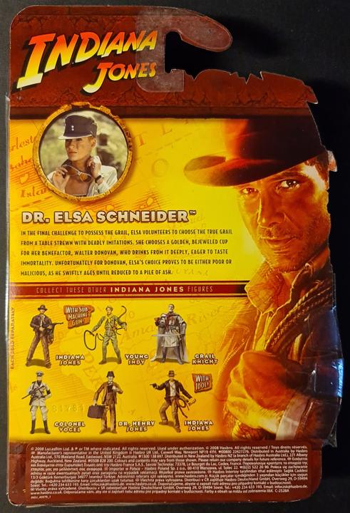 Actual product image Hasbro Indiana Jones Last Crusade Action Figure 2008 Dr Elsa Schneider